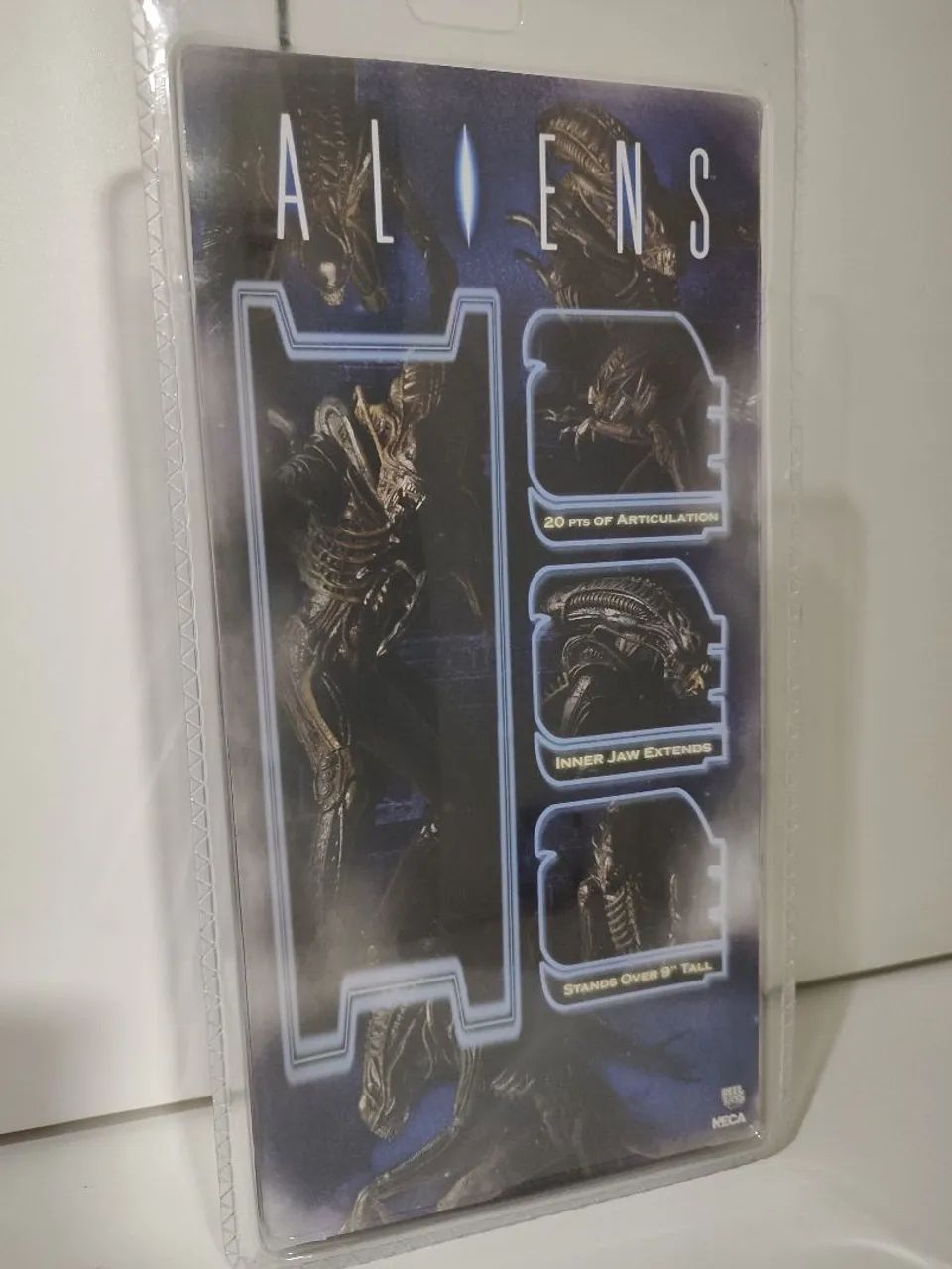 Neca Xenomorph Warrior Azul Figura de Ação Colecionável Boneco