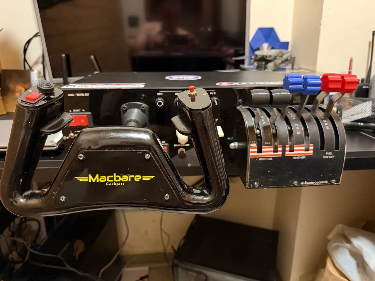 MACBARE MANCHE E MANETES DE POTÊNCIA BI MOTOR - Foto 3