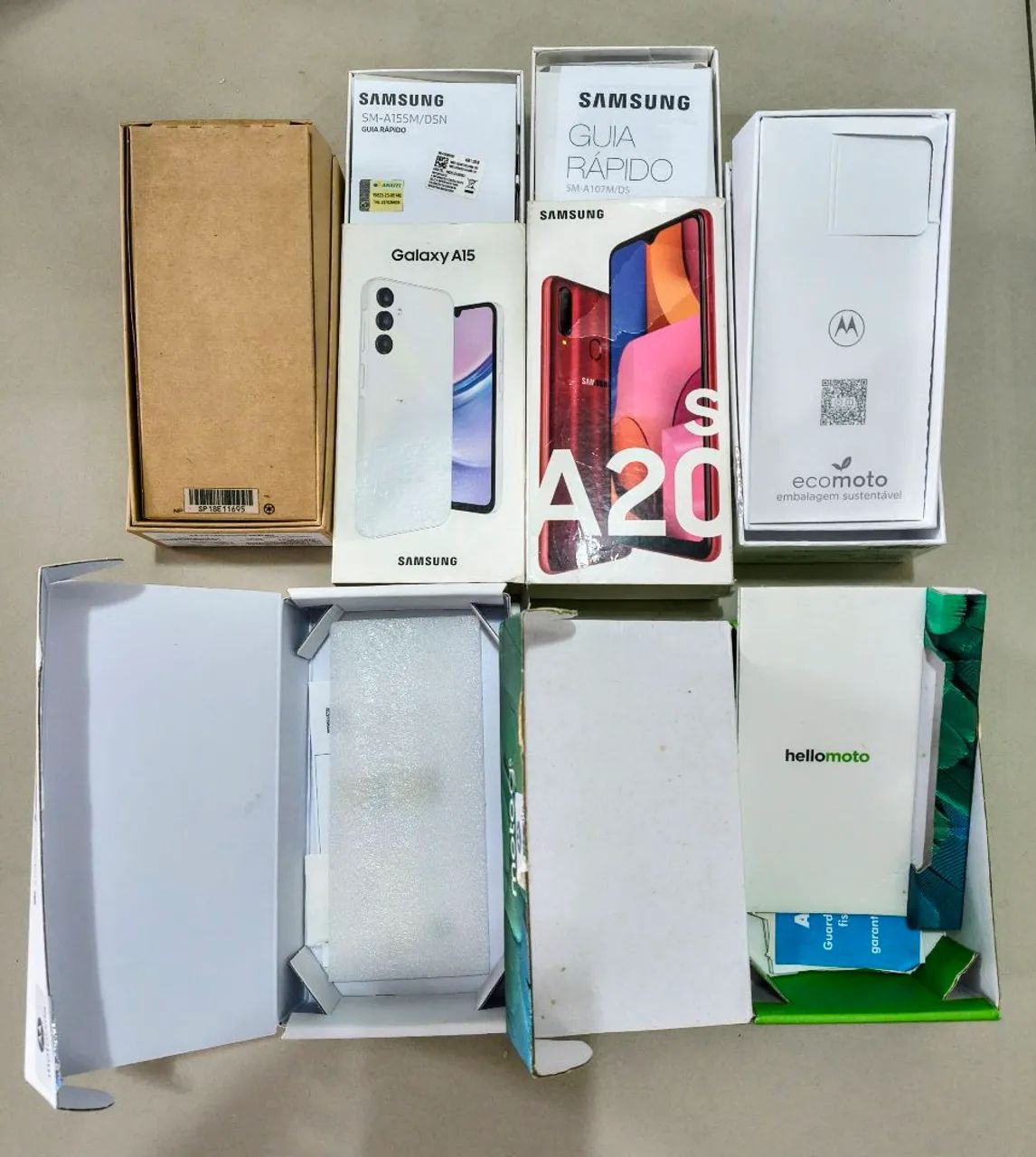 Kit com 6 caixas de Celular(Motorola e Samsung)- Bom estado de Conservação  - Foto 2