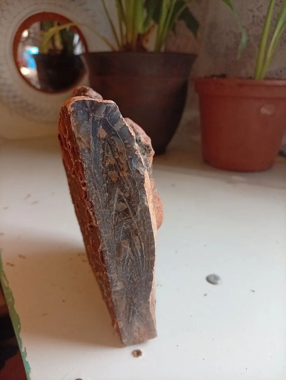 Ágata calcedônia azul mineral colecionável  - Foto 3