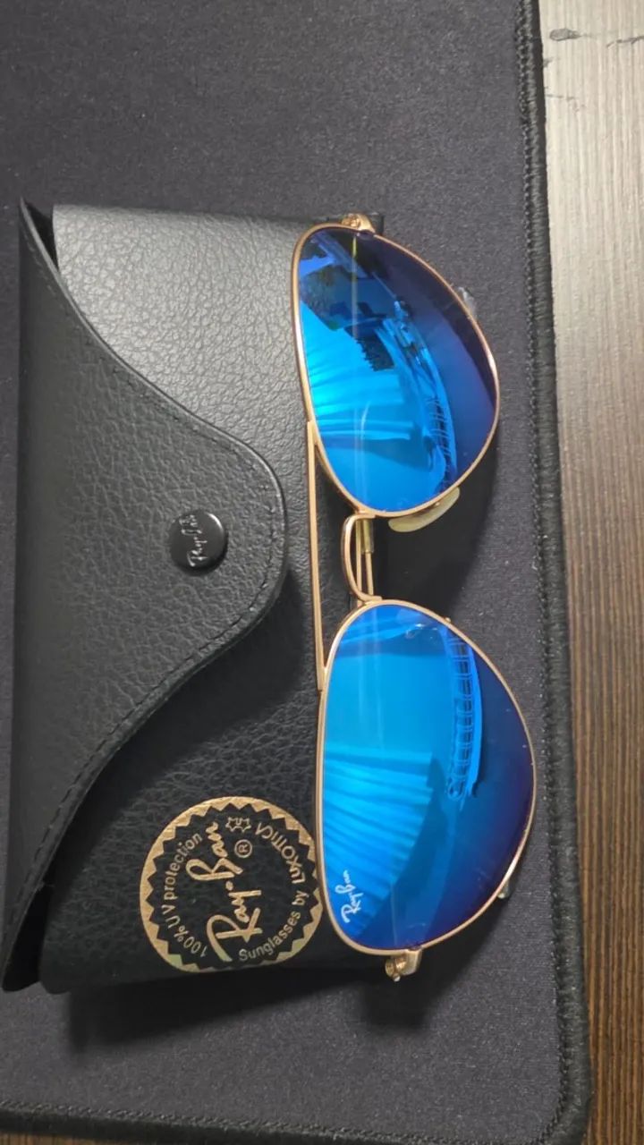 óculos Ray ban espelhado