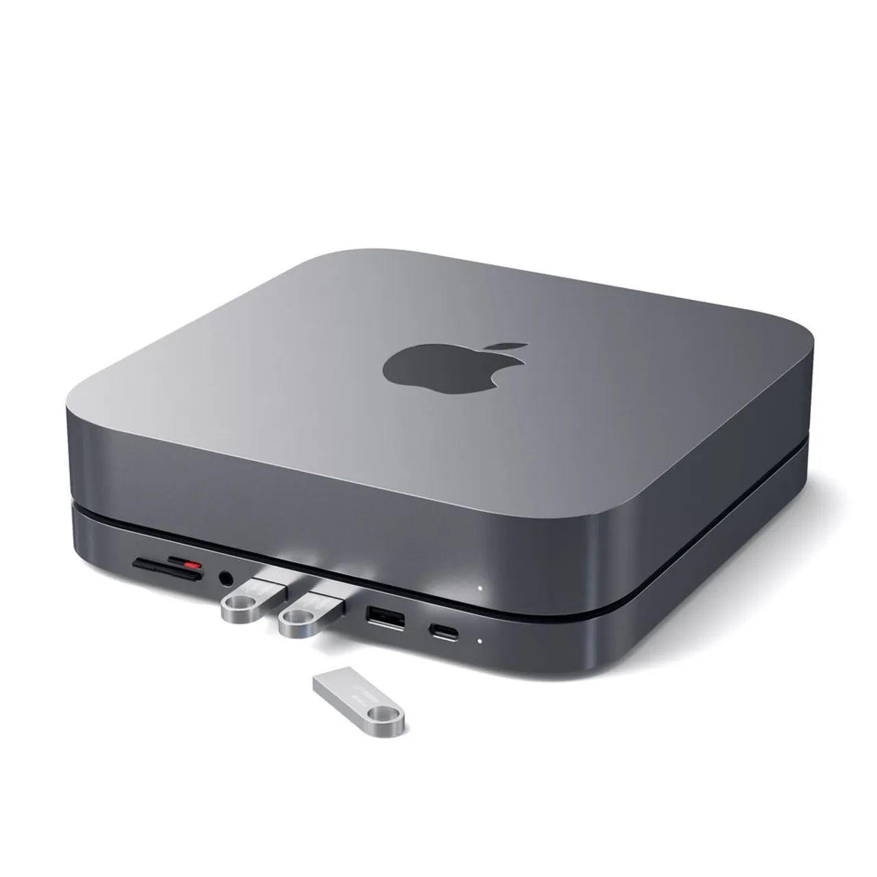 Suporte e Hub Satechi USB-C Mac Mini - Novo 
