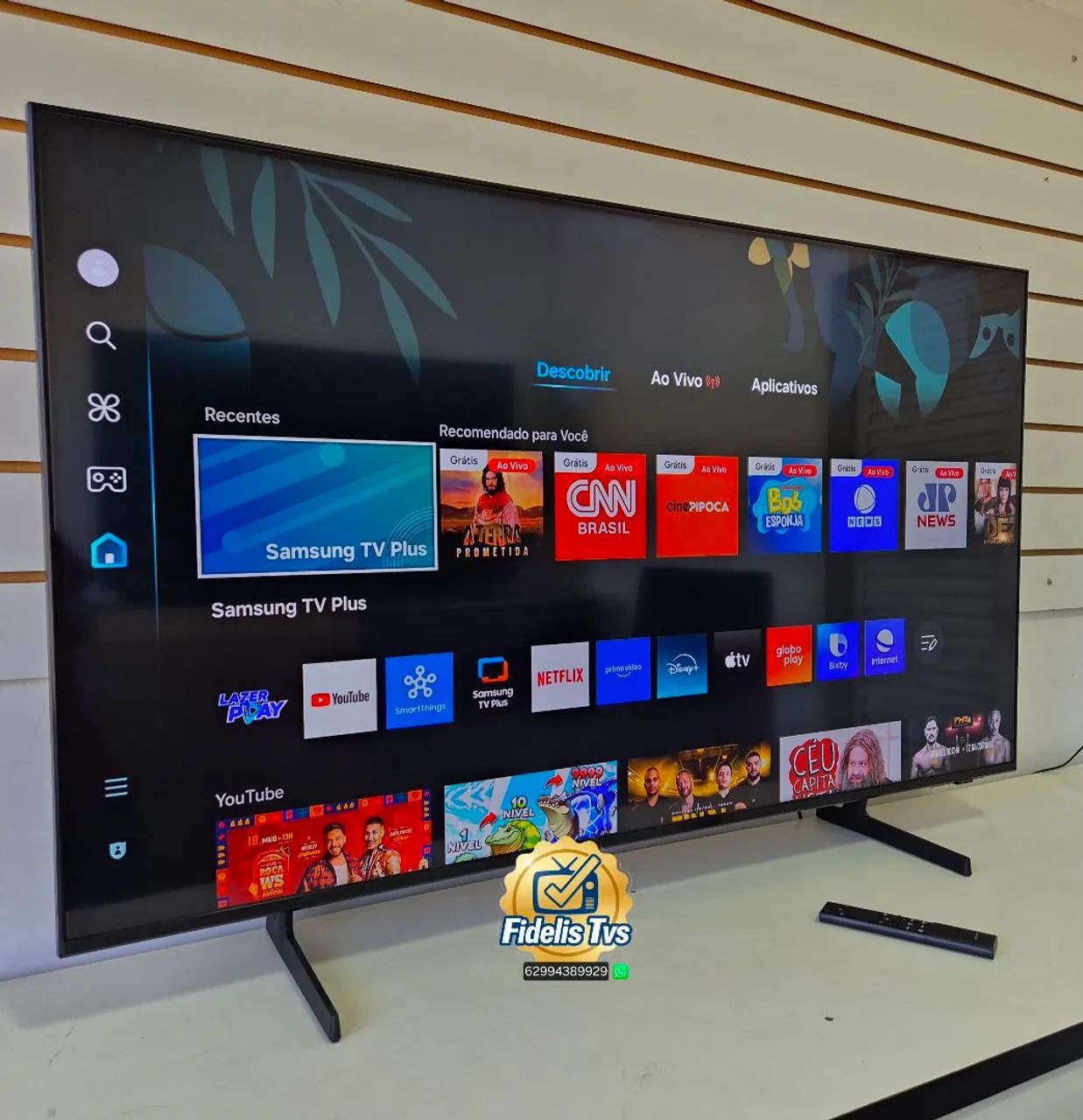 TV SAMSUNG 55 POLEGADAS COMPLETA  