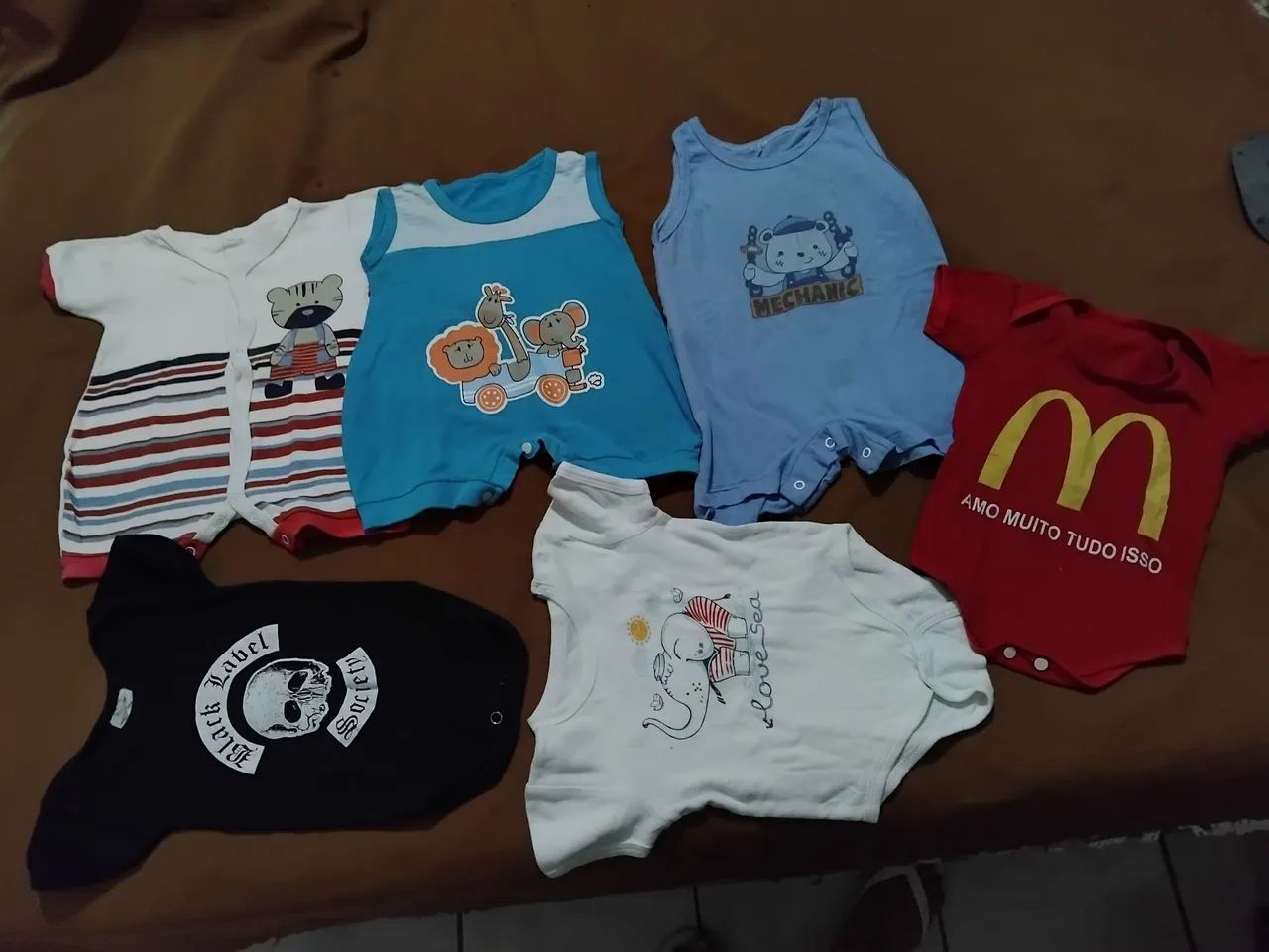 Roupinhas para bebê menino tamanhos 3 a 6 meses  - Foto 2