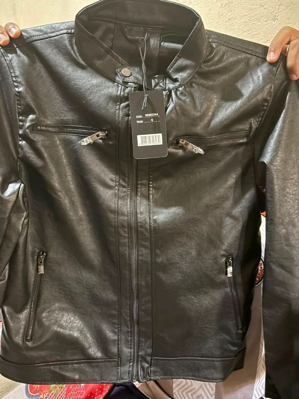 Jaqueta de couro