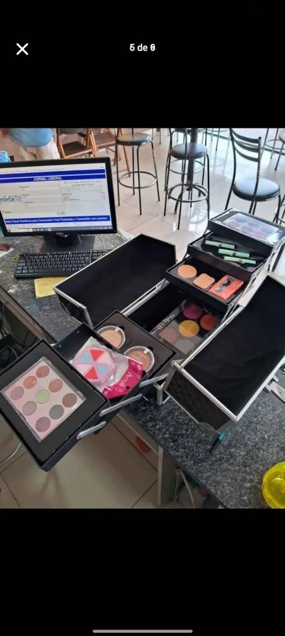Maleta de maquiagem completa  - Foto 3