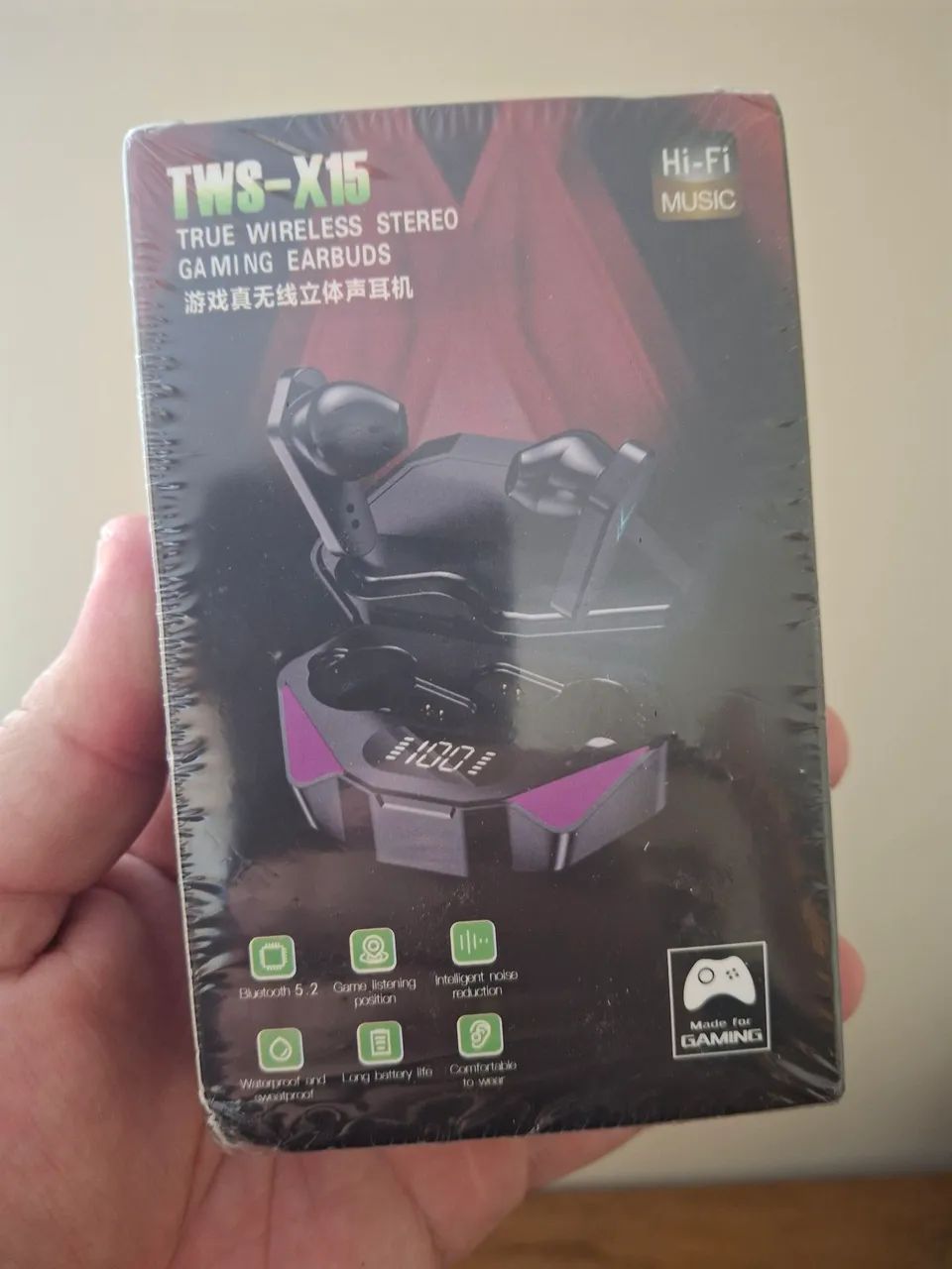 FONE DE OUVIDO TWS X15