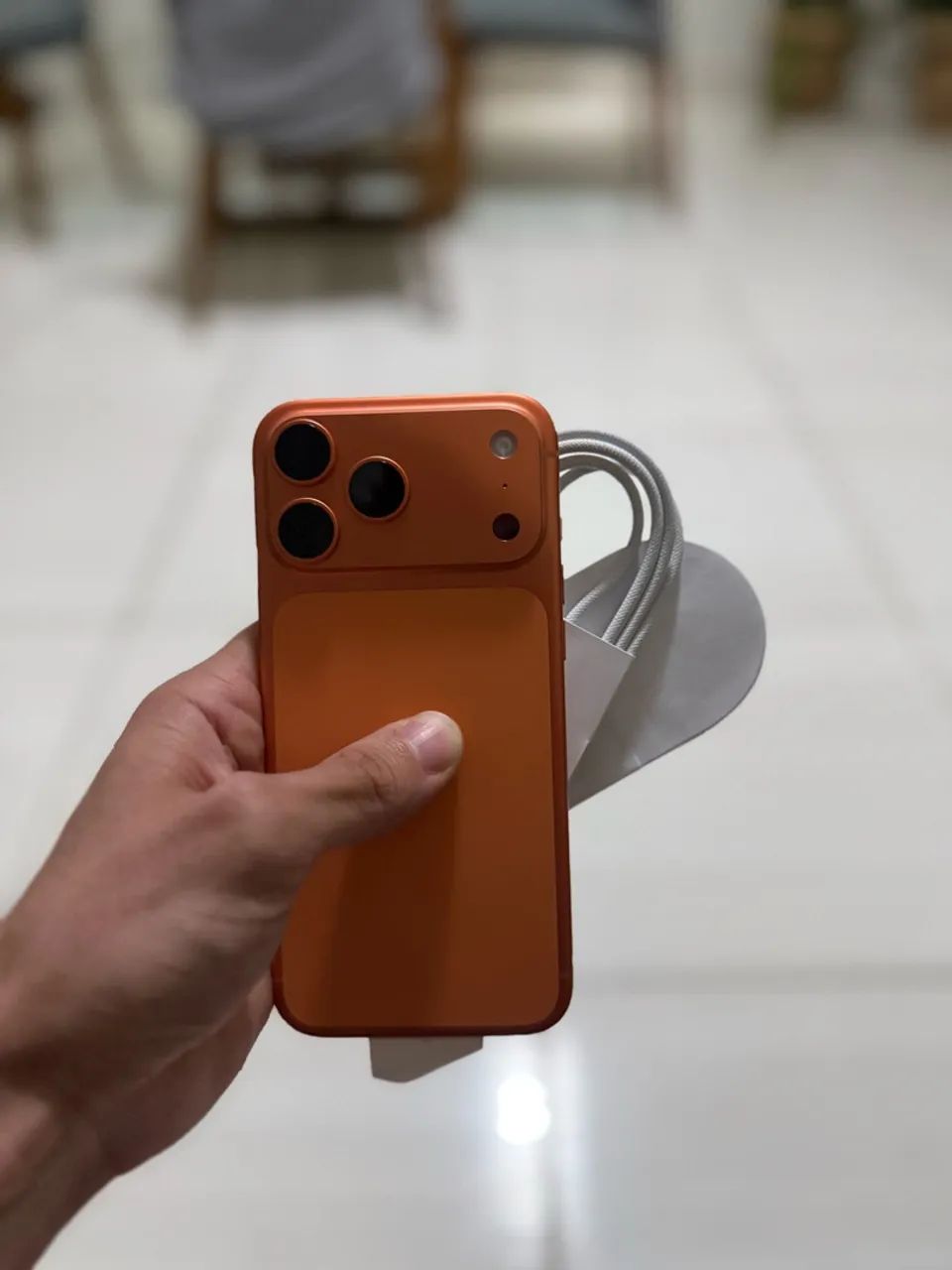 iPhone 17 Pro Max 256 GB - Laranja cósmico - Foto 3