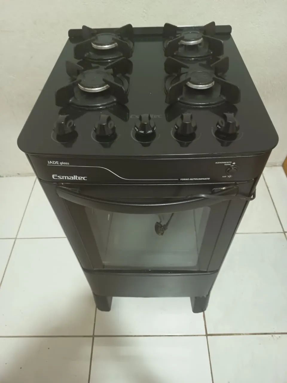 Fogão mesa de vidro