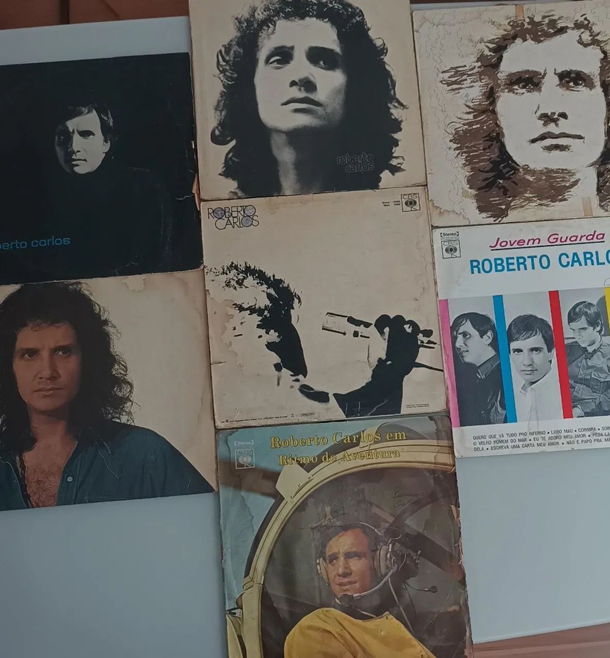 Coletânea Discos Vinil Roberto Carlos e brinde