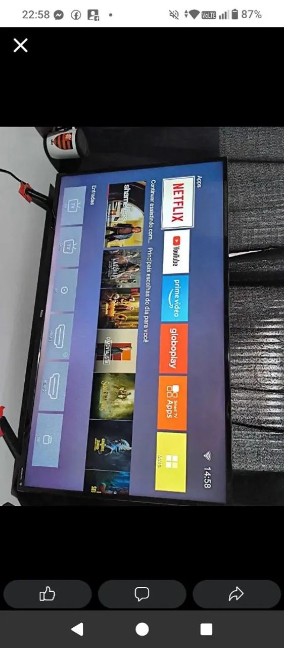 TV smart 43 Philco 