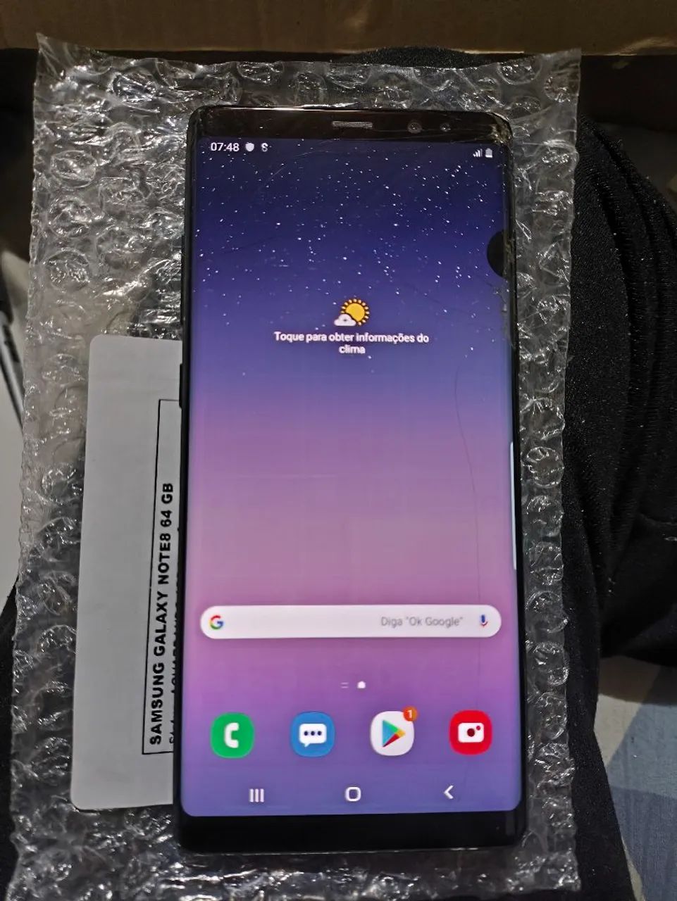 Samsung note 8 com detalhes mas funciona normal 