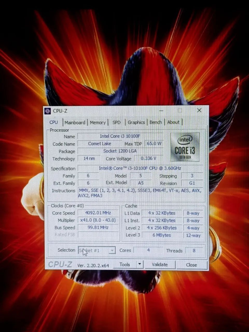 Processador i3 10100f Décima Geração 