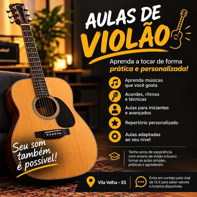 Aulas de violão