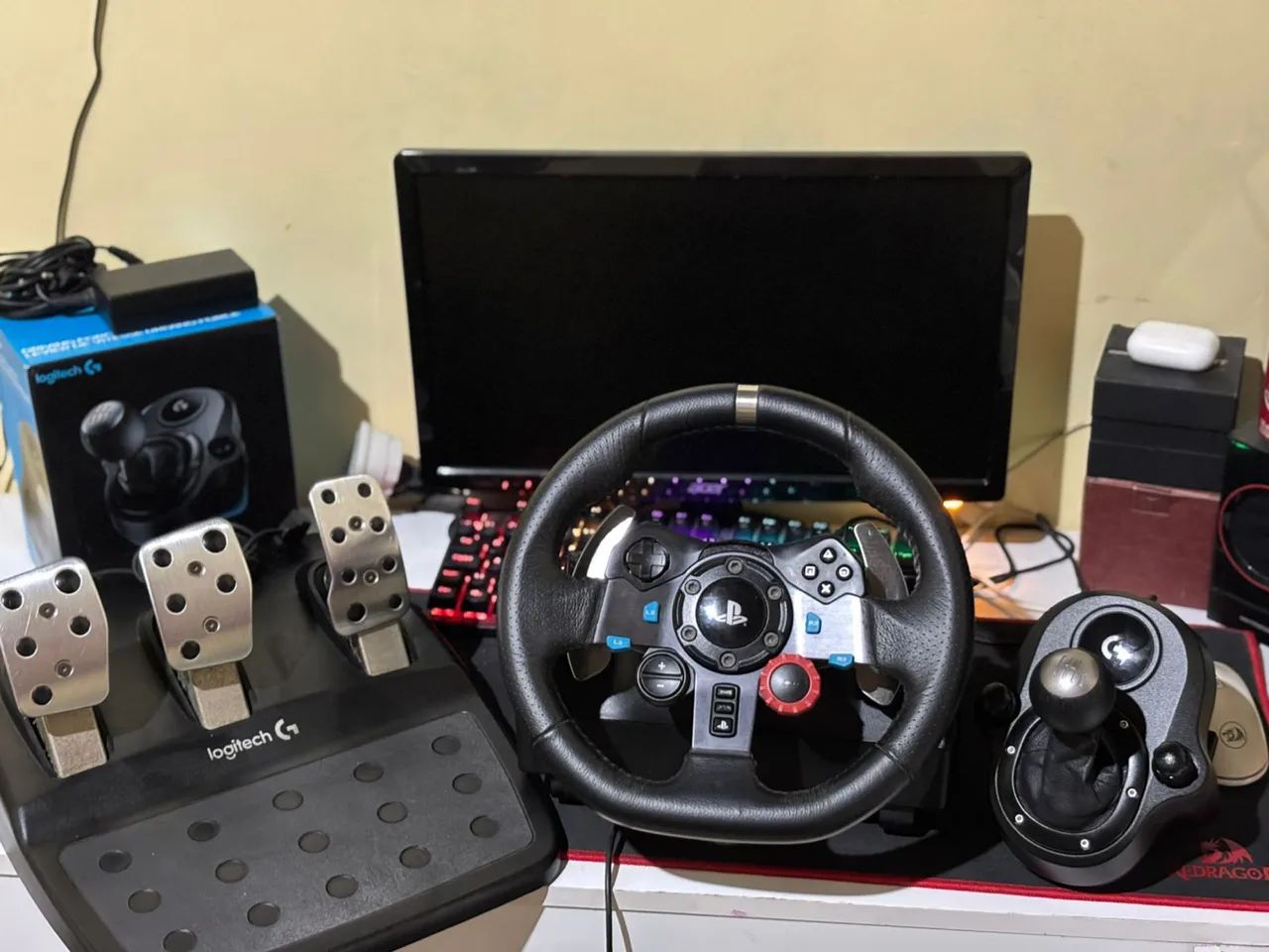 Volante para pc ou vídeogame g29