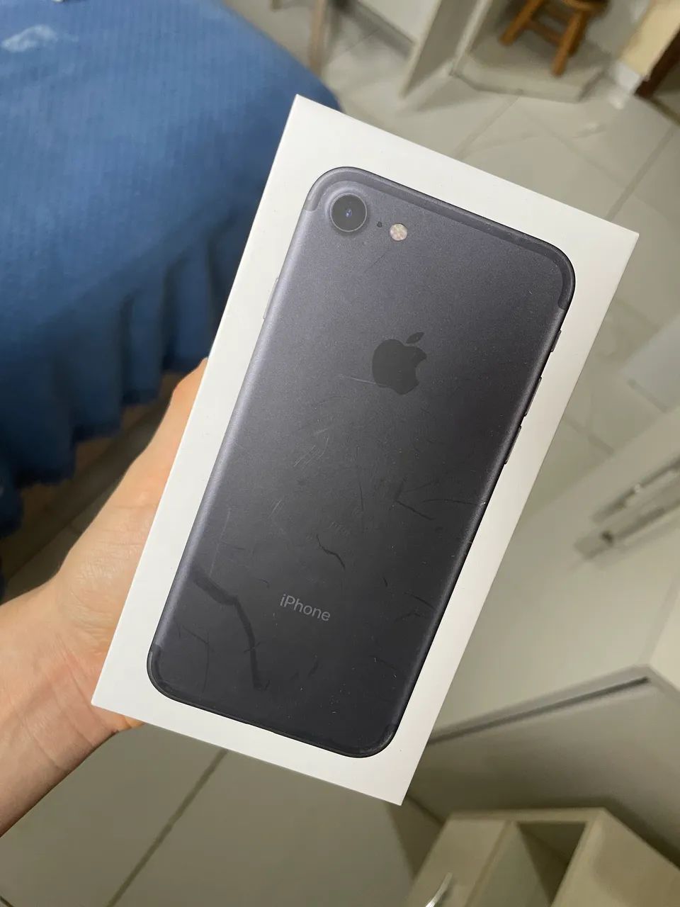 Caixa iPhone 7 preto - Foto 2