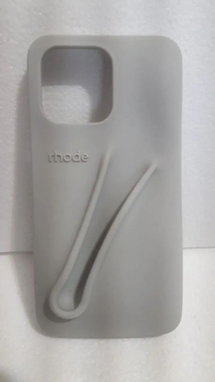 Capa de celular original da Rhode cor cinza em silicone nova sem uso