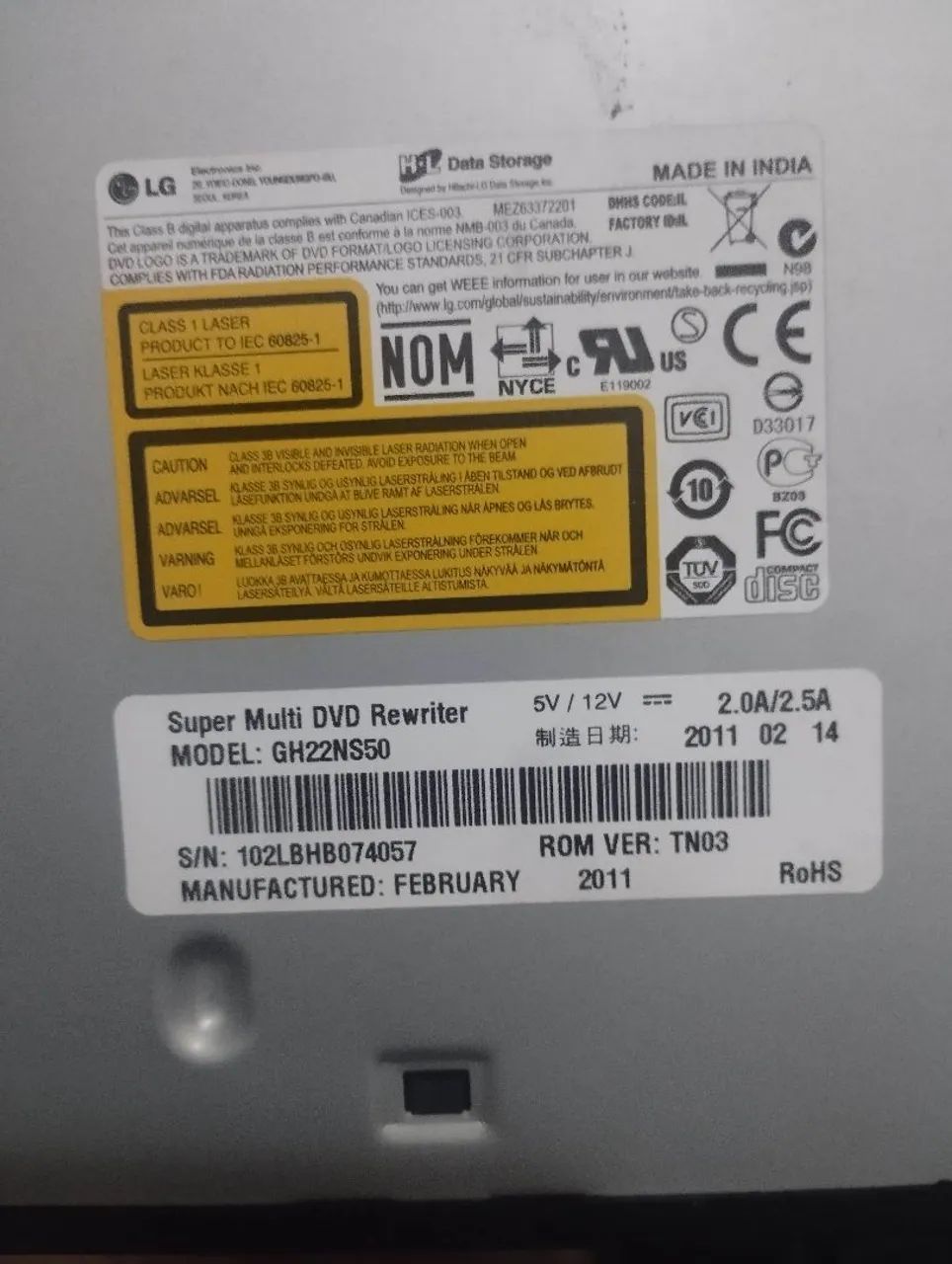 Leitor DVD para Desktop