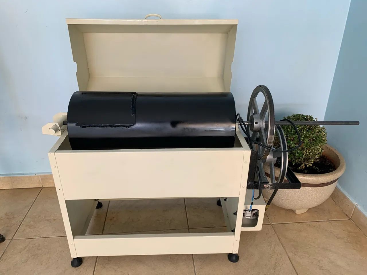 Torrador de Café á gás, com motor - Foto 3
