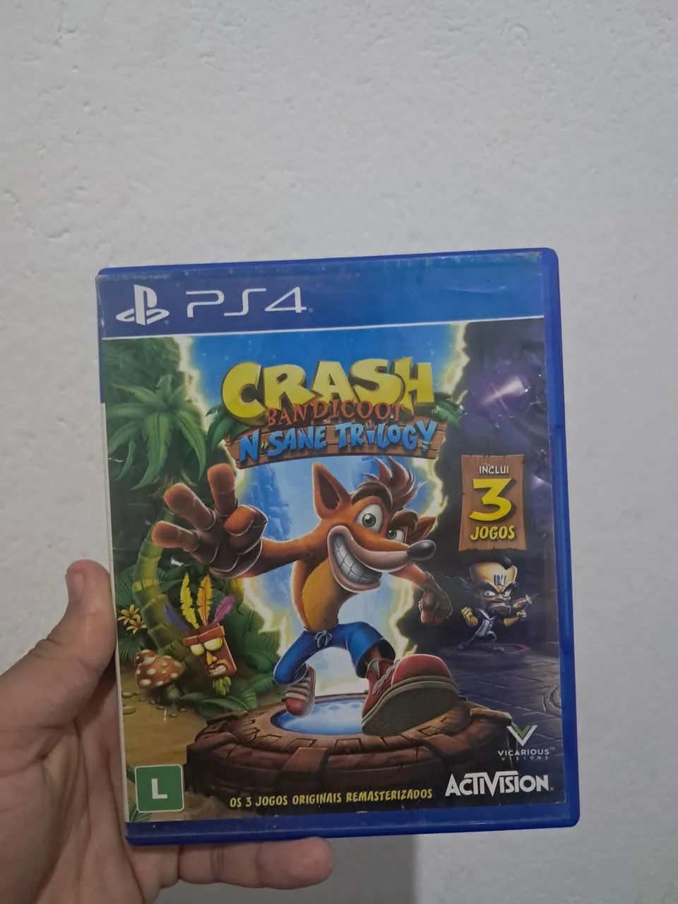 Jogo ps4 Crash 3 em 1 RARO aceito propostas. 