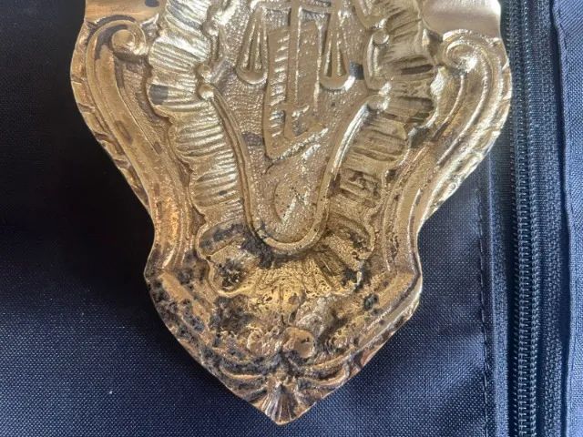 Cinzeiro antigo de bronze maciço - Foto 4