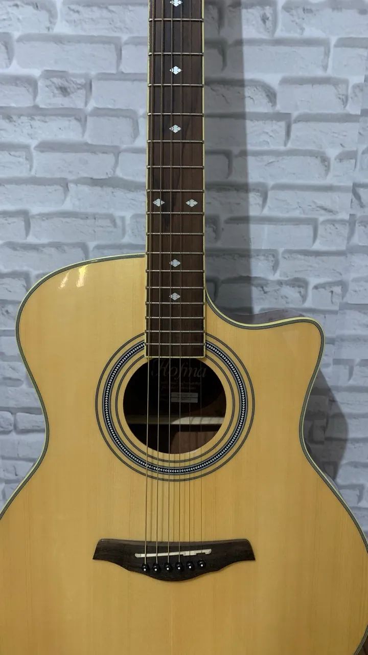 Violão Elétrico Hofma HMA-260 NT Usado - Foto 6