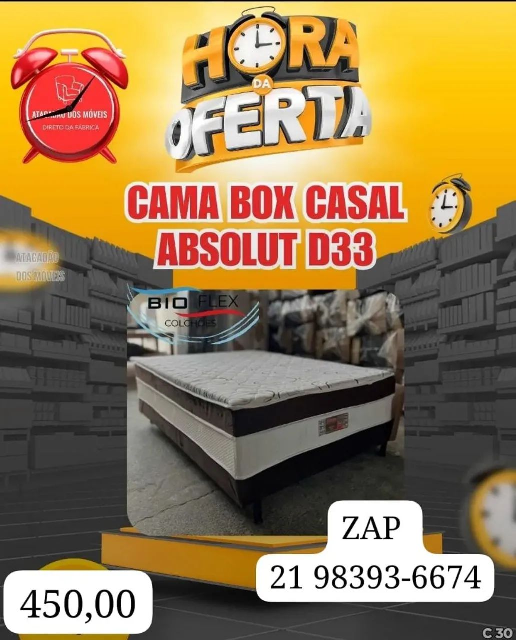 Cama Box Casal D33 
