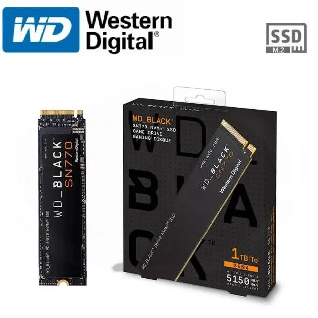 SSD WD BLACK SN770 1TB Novo - Lacrado - Armazenamento - Juscelino
