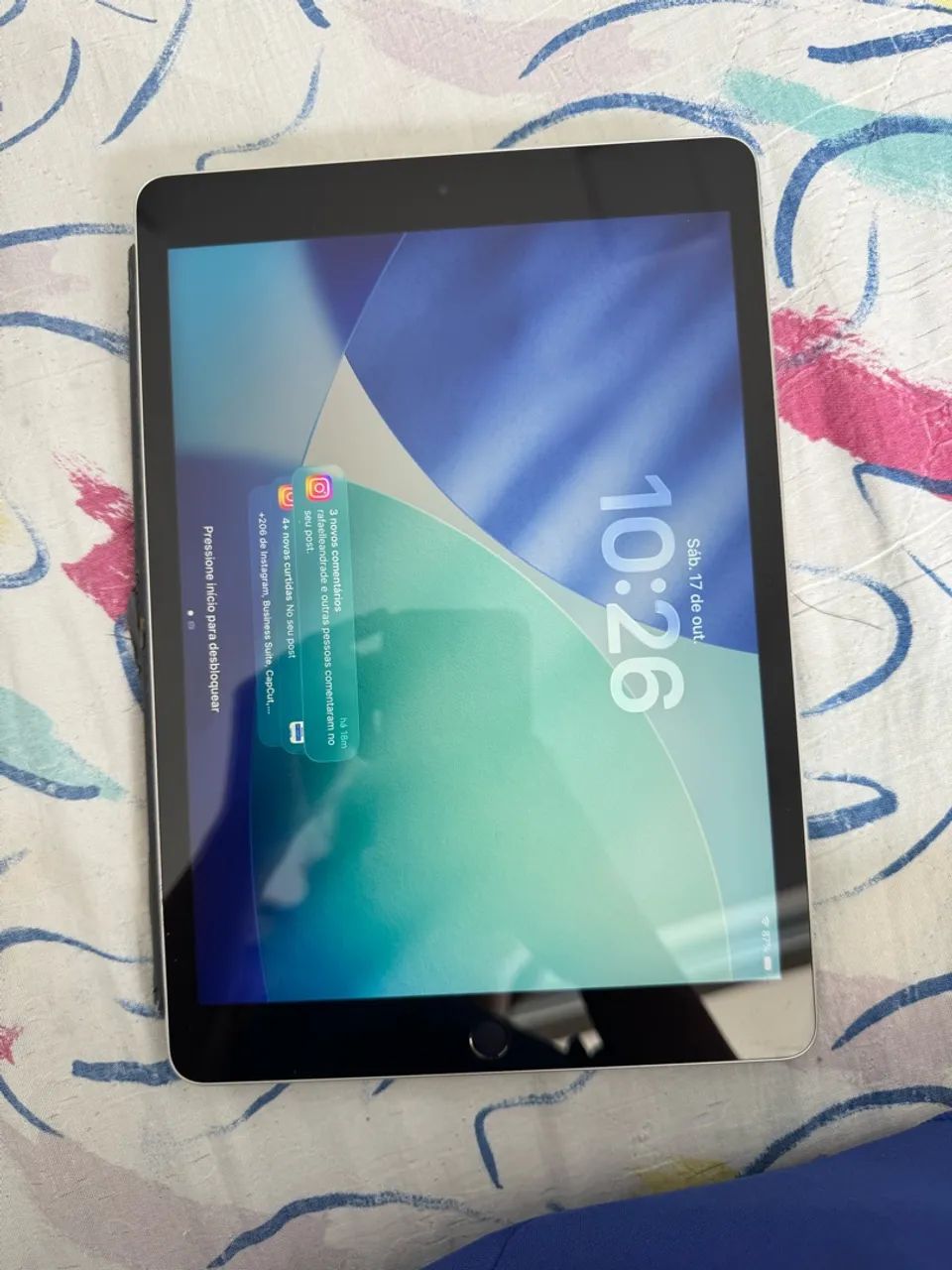 iPad 9ª geração, capa e caneta - Foto 3