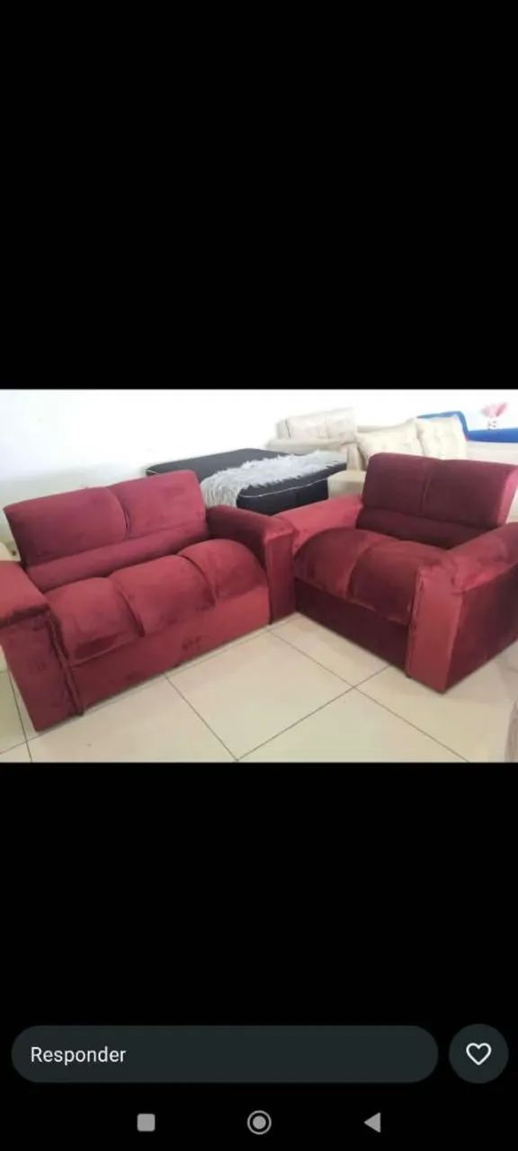 CONJUNTO DE SOFÁ DE 2 E 3 LUGARES DIRETO DA FÁBRICA 