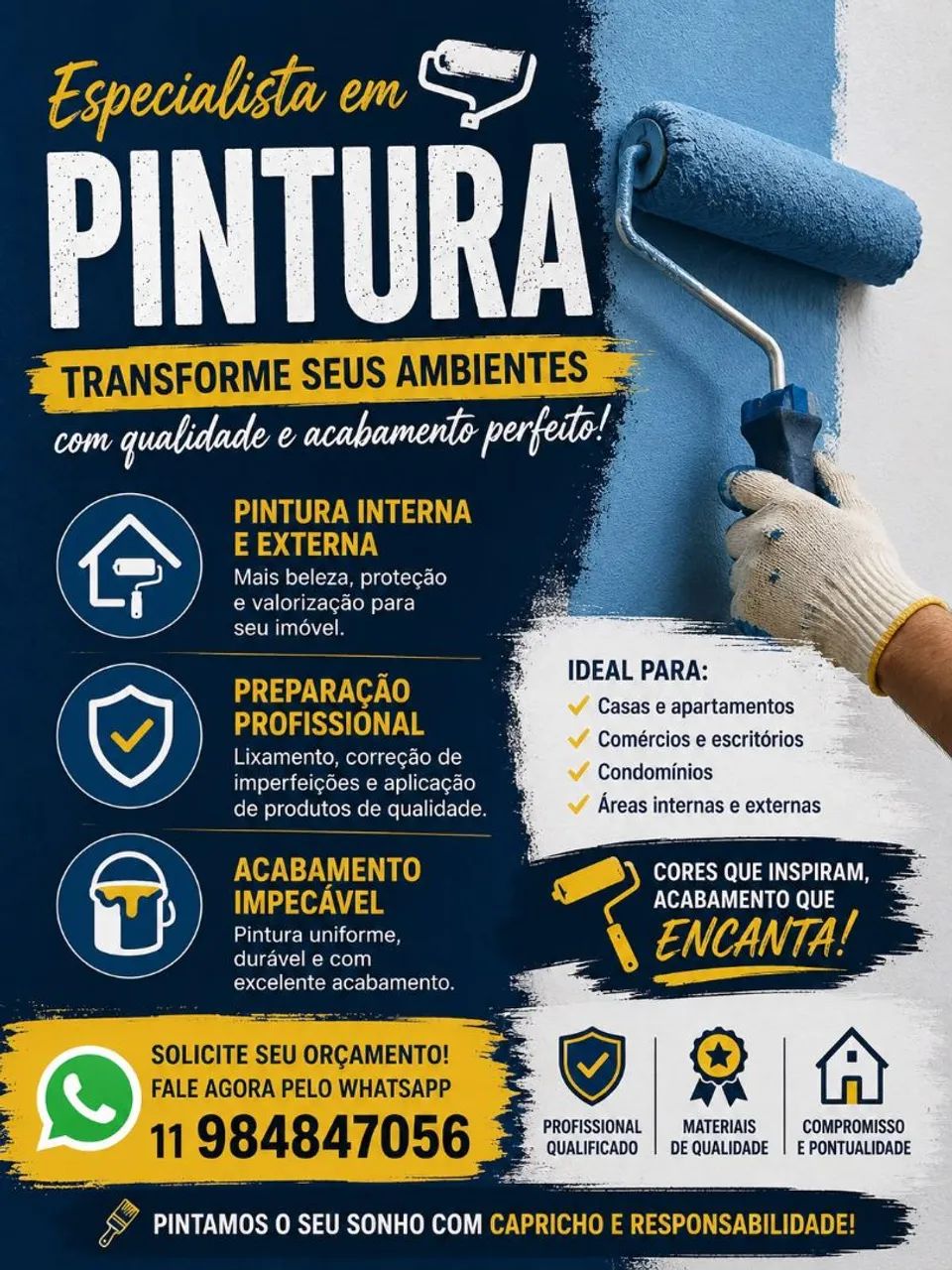 Pintura e revestimento em geral 