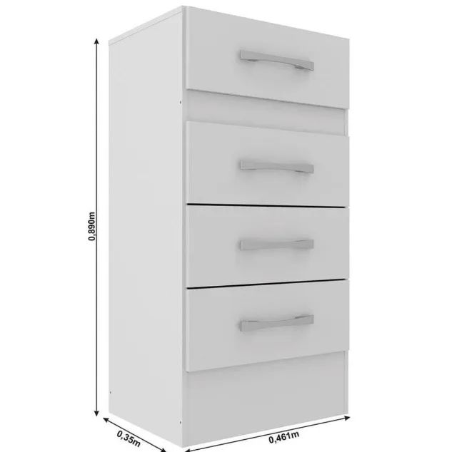 Cômoda com 4 gavetas - Foto 2