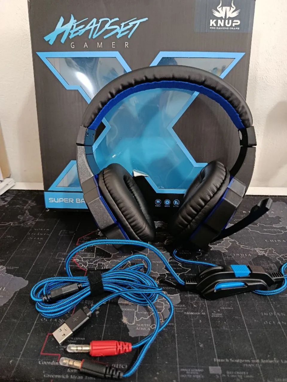 Headset gamer com LED para games,PCs, Notebooks e celular/ MEGA PROMOÇÃO  - Foto 3