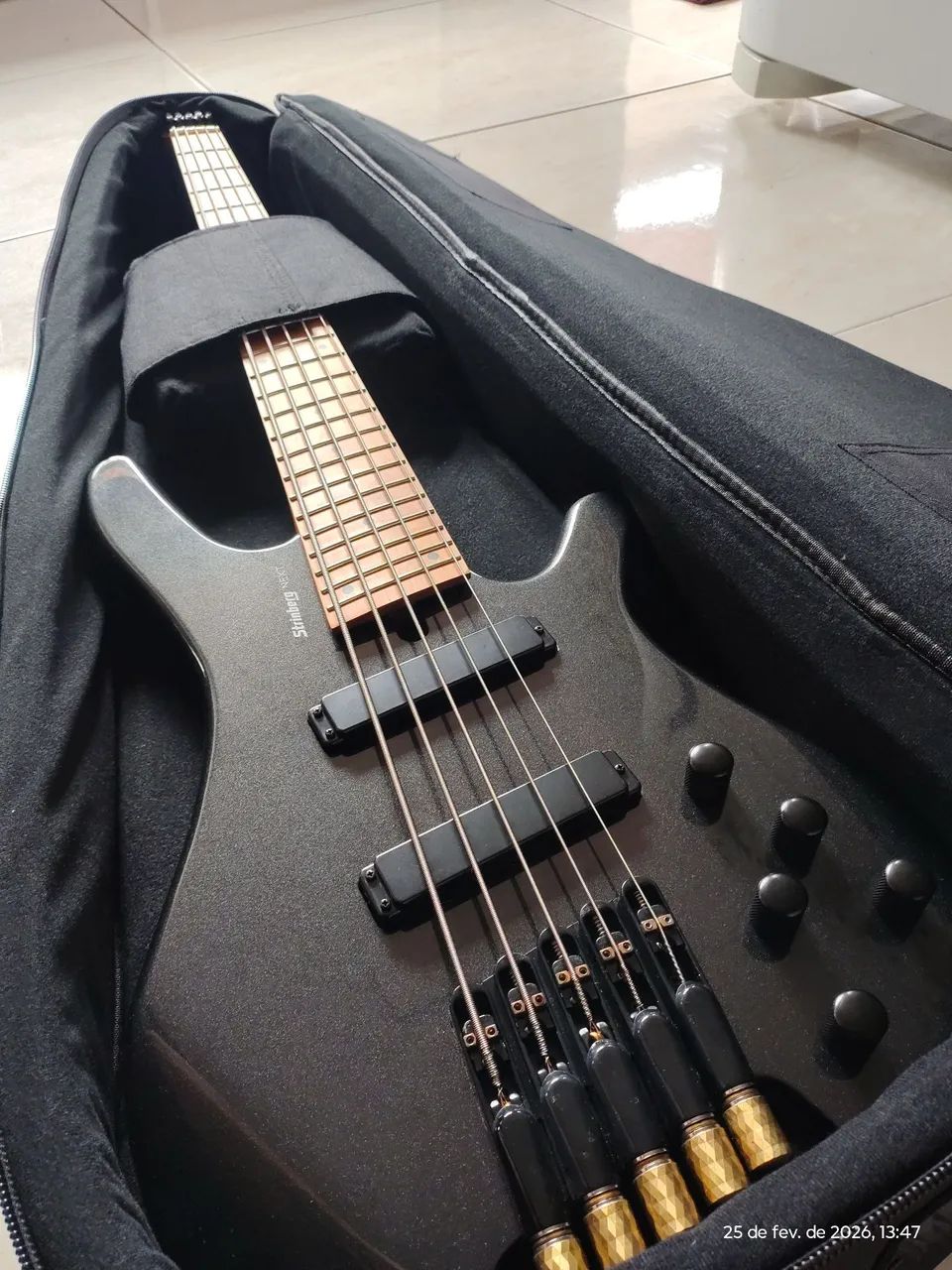 Baixo strinberg next HBN5M 5 cordas - Foto 2