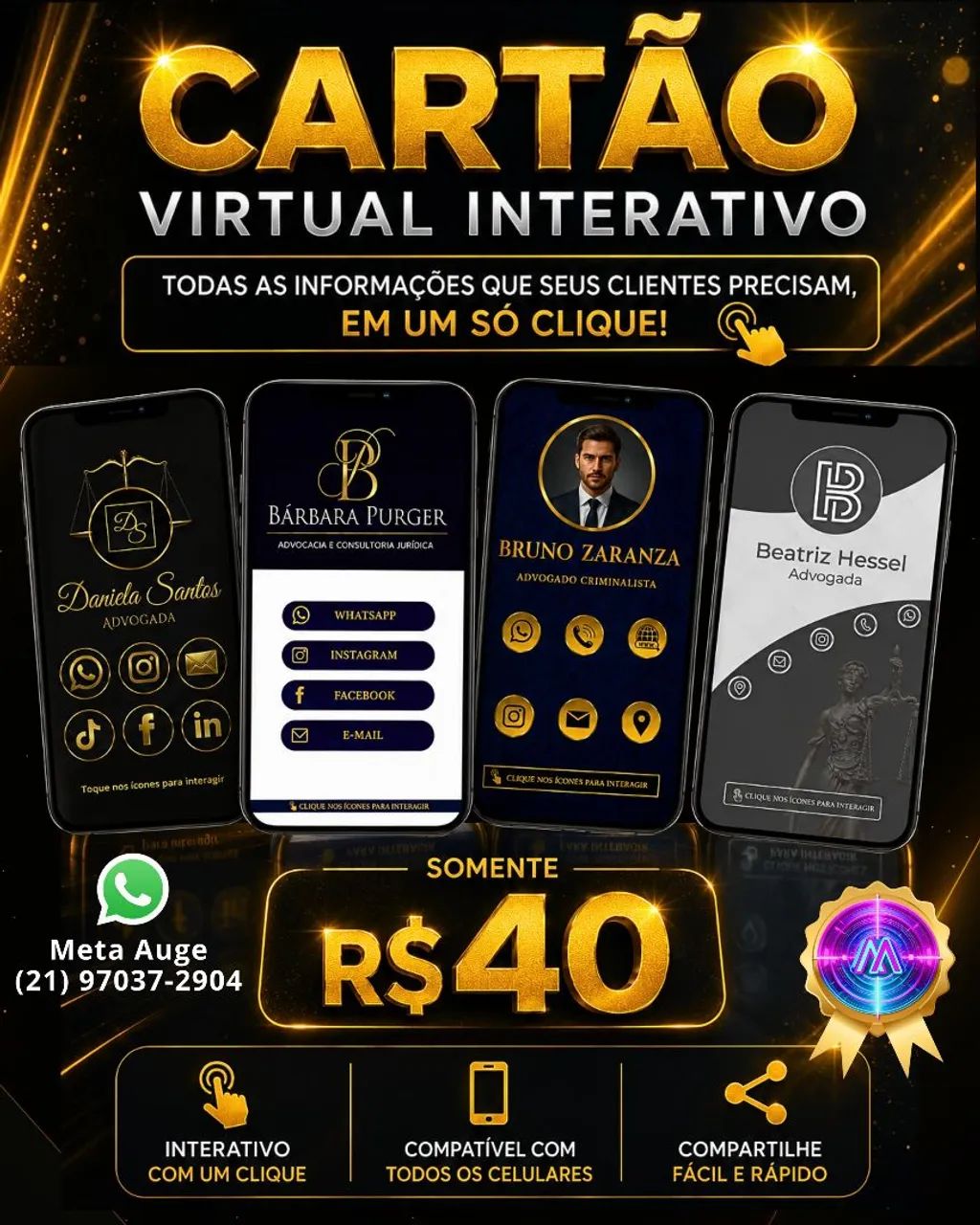 Cartão Virtual Interativo 