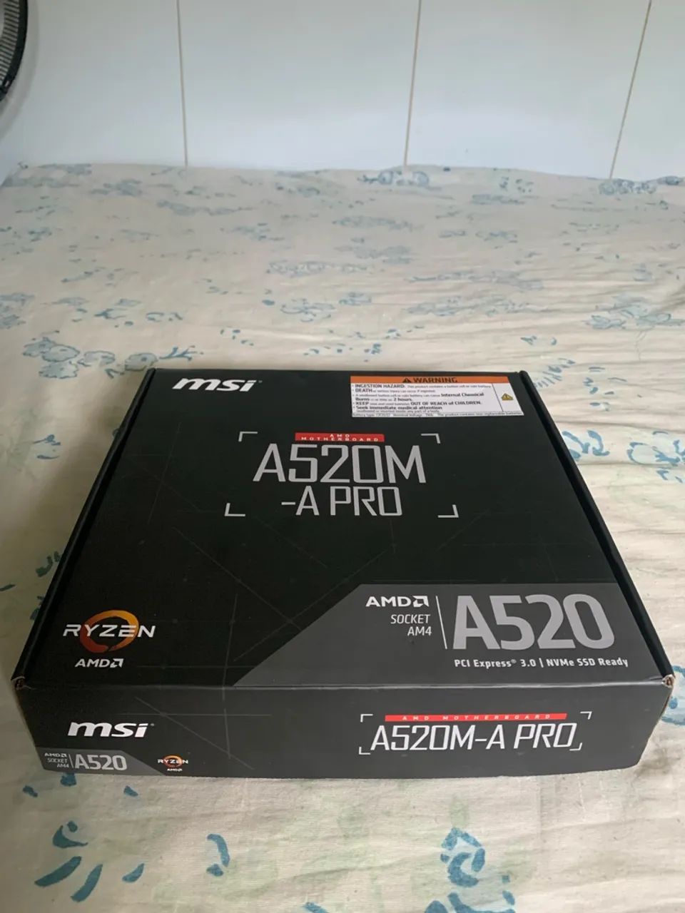 A520M-A PRO NOVA NA CAIXA