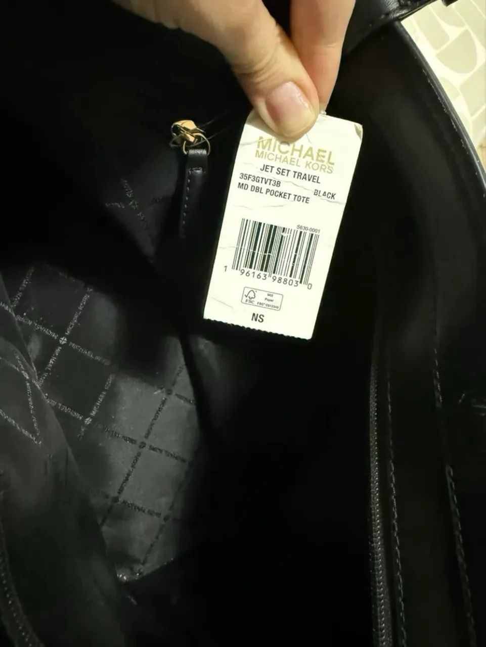 Bolsa Michael Kors Jet Set Média Logo Tote  - Foto 5