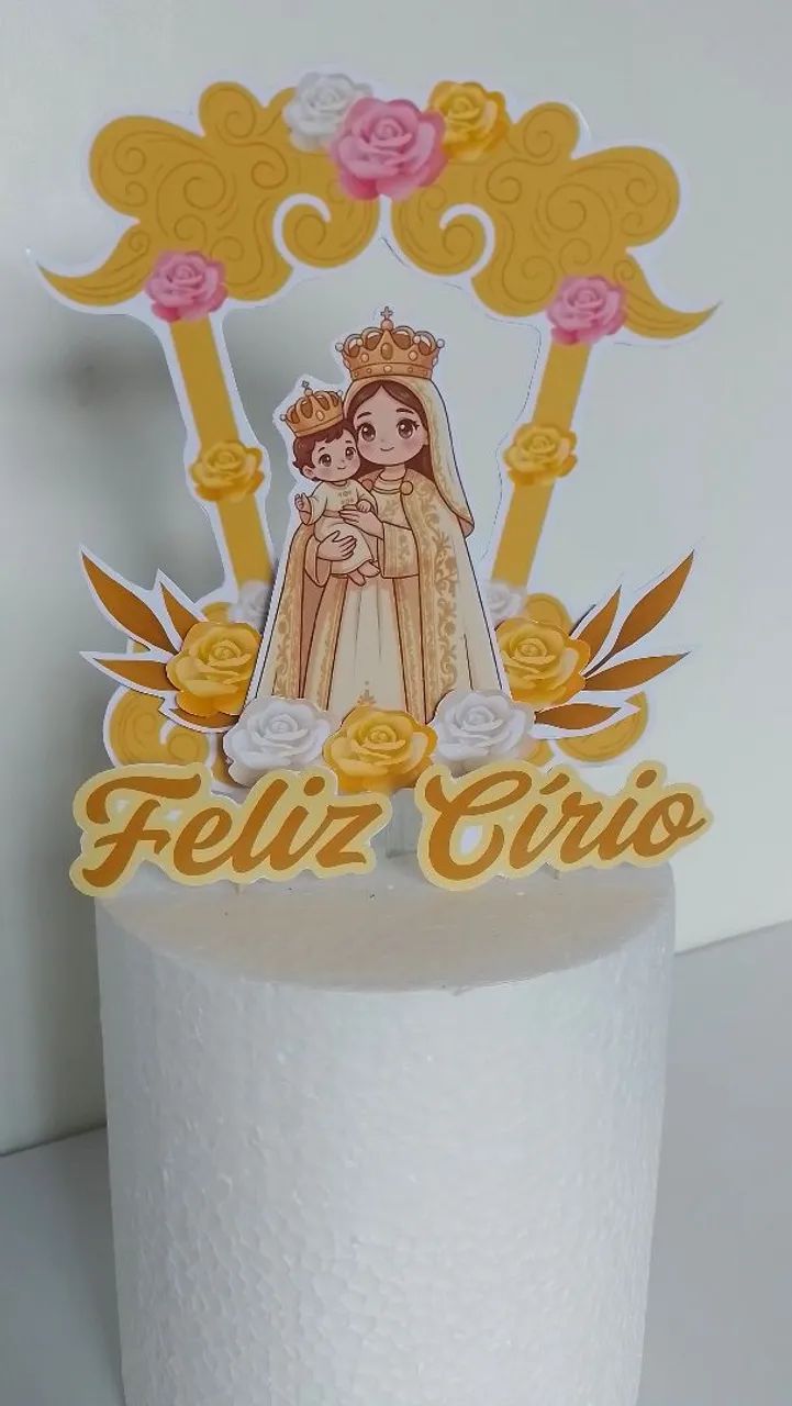 Topo de Bolo Círio de Nazaré 