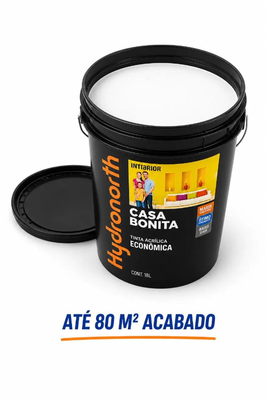 Tinta Acrílica Hydronorth Casa Bonita 18l Antimofo - Foto 3