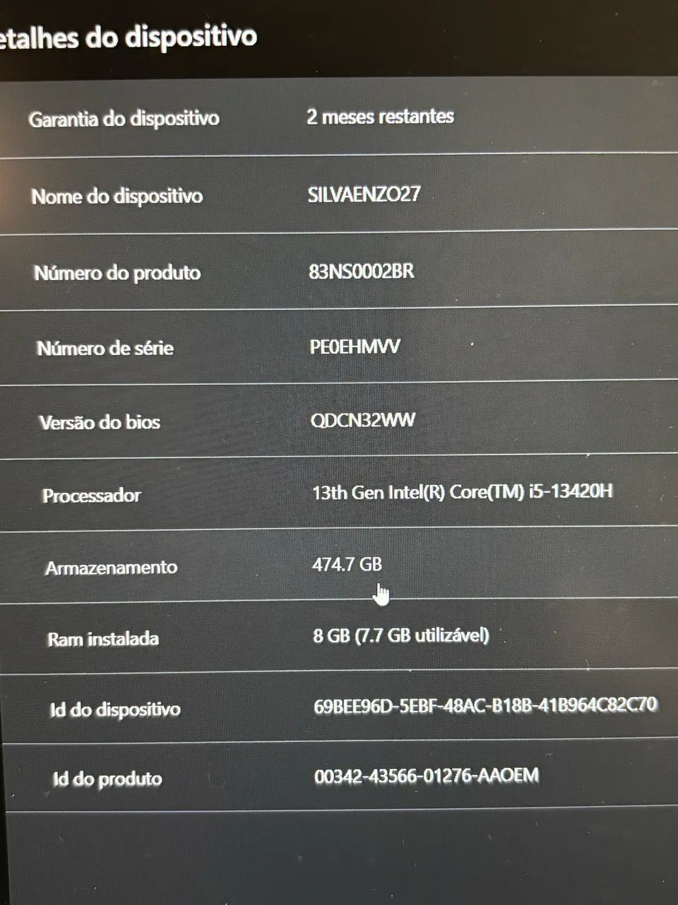 Notebook lenovo ideapad slim 3 15irh10 - Foto 5