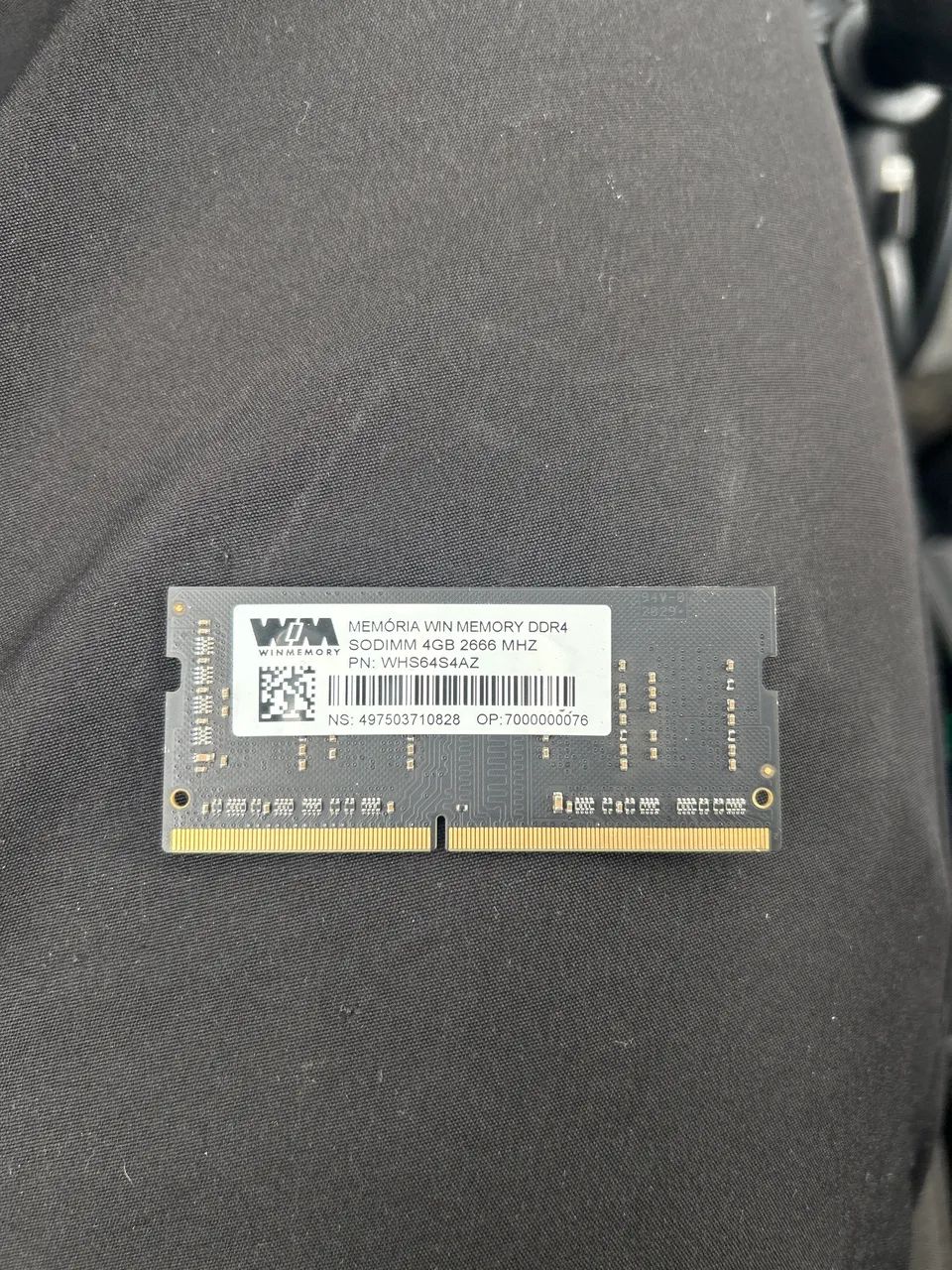 Memória notebook DDR4 4GB