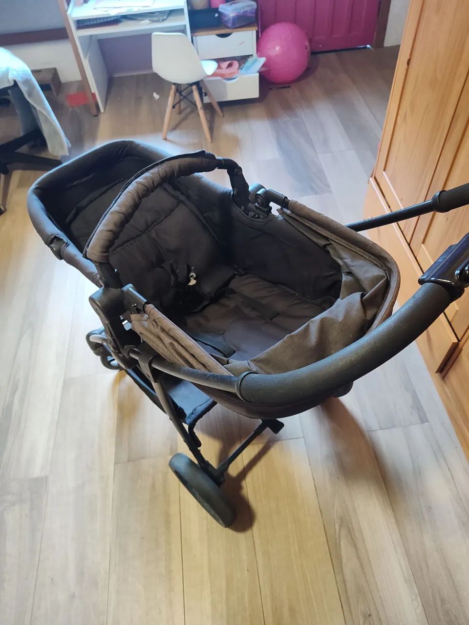 Carrinho de bebê Moisés com bebê conforto Burigotto  - Foto 3