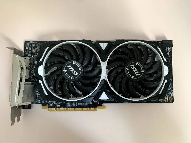 Placa de Video MSI Armor RX 580 8GB (Original 2304SP) - Placas de
