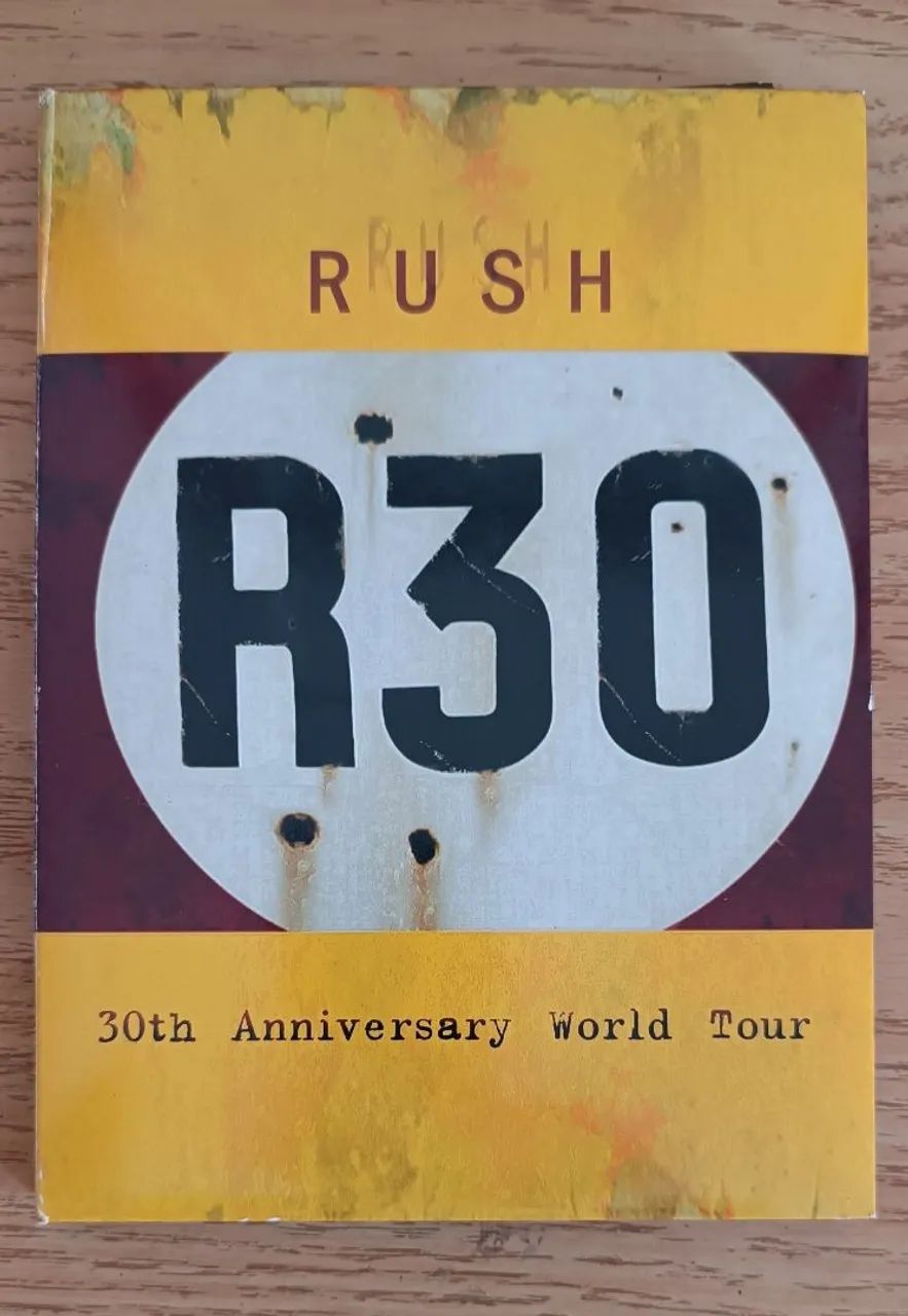 DVD duplo RUSh R30 World Tour (impecável novíssimo)