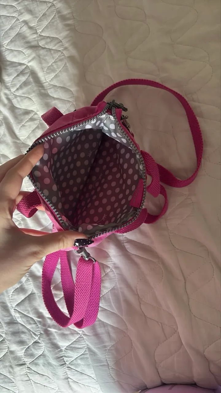 bolsa kipling rosa transversal - Foto 2