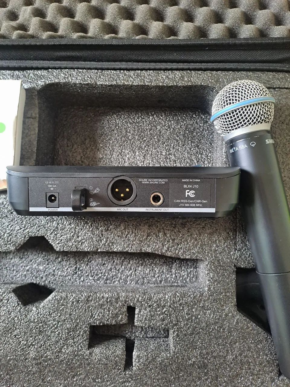 Microfone sem fio Shure beta 58A  - Foto 3