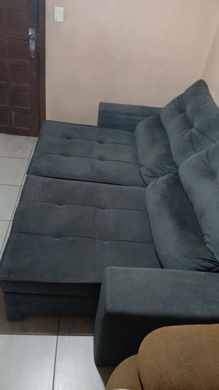 Sofa retratil com bau - Foto 3