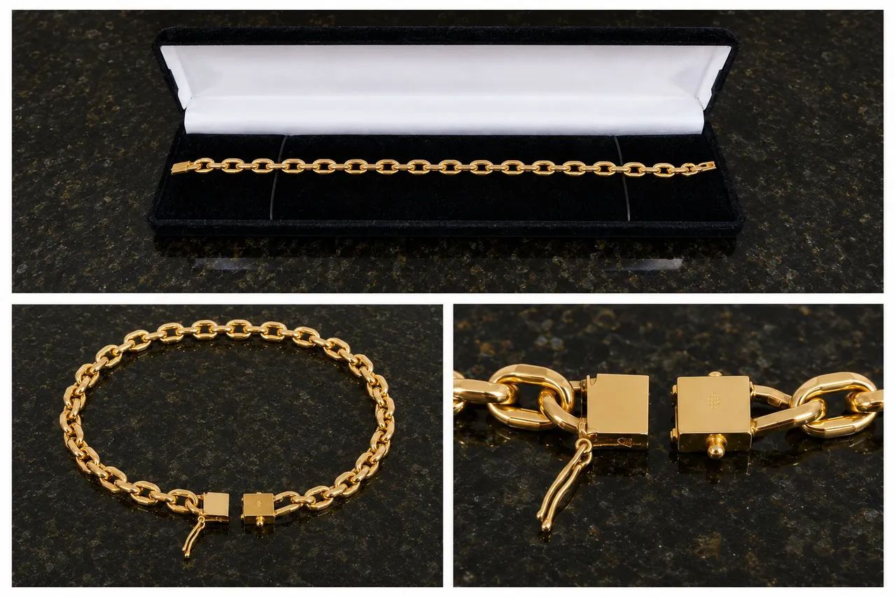 Pulseira de ouro 18k 