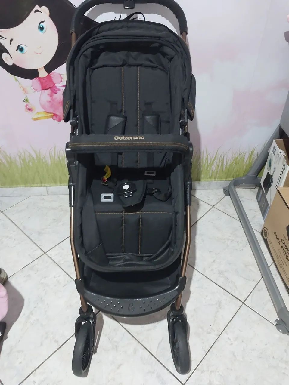 Carrinho Moisés e bebê conforto Galzerano  - Foto 3