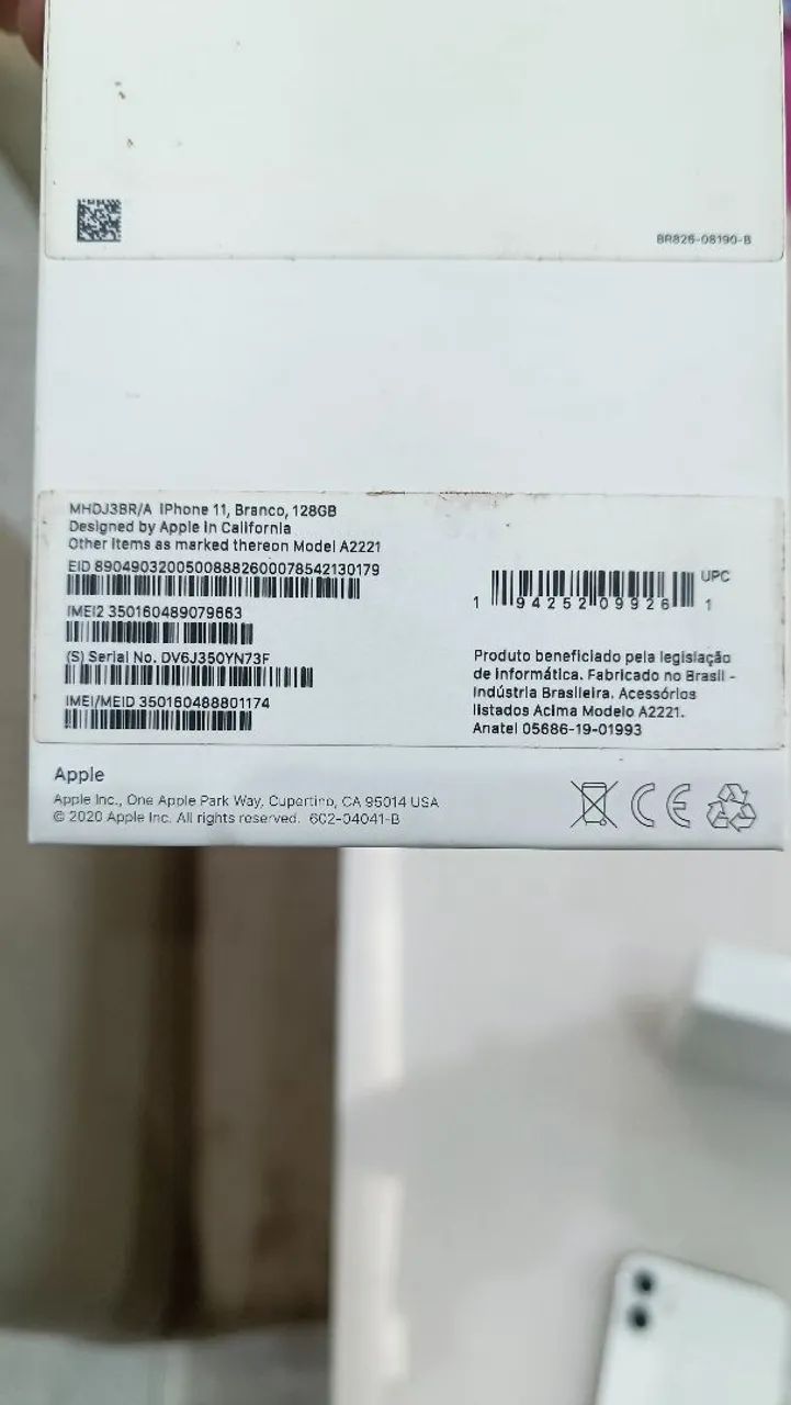 Celular iPhone 11, 128GB, Branco, bateria ? 76% - Foto 5